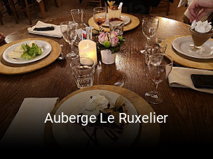 Auberge Le Ruxelier réservation
