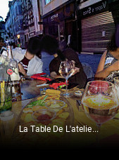 Réserver une table chez La Table De L'atelier maintenant