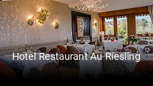 Hotel Restaurant Au Riesling réservation