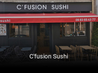 C'fusion Sushi réservation en ligne