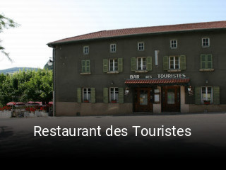 Restaurant des Touristes réservation de table