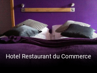 Hotel Restaurant du Commerce réservation de table