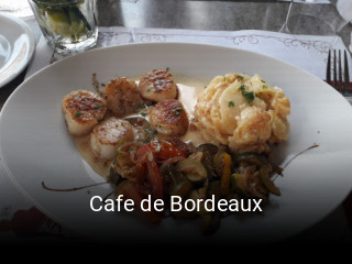 Réserver une table chez Cafe de Bordeaux maintenant