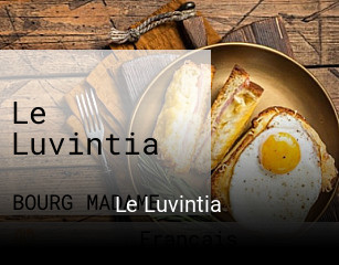 Le Luvintia réservation de table