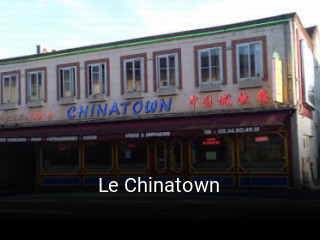 Le Chinatown réservation