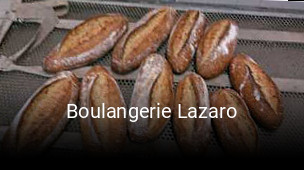 Boulangerie Lazaro réservation