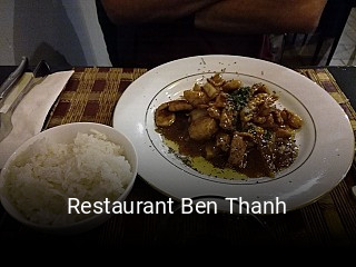 Restaurant Ben Thanh réservation de table