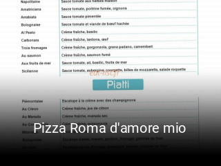 Réserver une table chez Pizza Roma d'amore mio maintenant