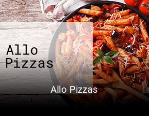 Allo Pizzas réservation