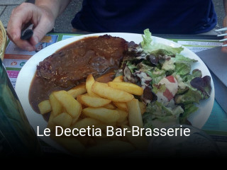 Le Decetia Bar-Brasserie réservation de table