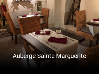Réserver une table chez Auberge Sainte Marguerite maintenant