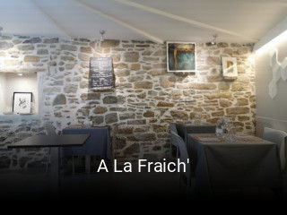 A La Fraich' réservation de table