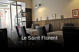 Le Saint Florent réservation de table