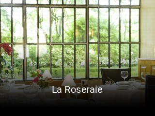 La Roseraie réservation de table