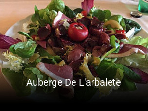 Auberge De L'arbalete réservation de table