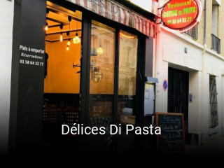 Délices Di Pasta réservation en ligne