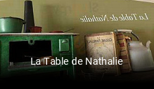 Réserver une table chez La Table de Nathalie maintenant