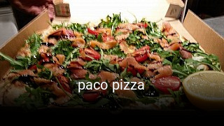 Réserver une table chez paco pizza maintenant