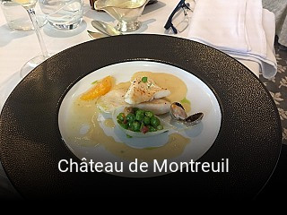 Réserver une table chez Château de Montreuil maintenant