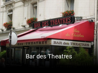 Bar des Theatres réservation