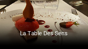 La Table Des Sens réservation de table
