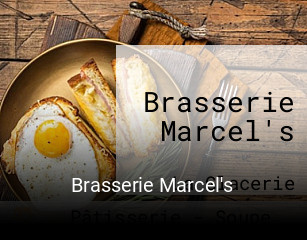Brasserie Marcel's réservation en ligne