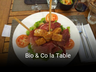 Bio & Co la Table réservation en ligne