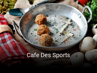 Cafe Des Sports réservation de table