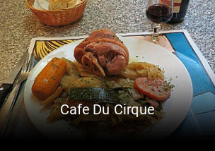 Cafe Du Cirque réservation de table