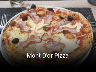 Mont D'or Pizza réservation de table