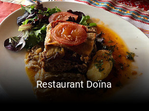Restaurant Doïna réservation