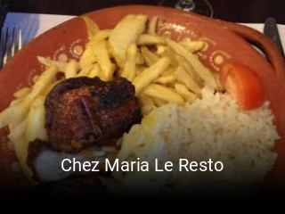 Chez Maria Le Resto réservation