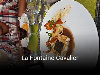 La Fontaine Cavalier réservation de table