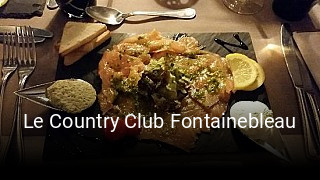 Le Country Club Fontainebleau réservation de table