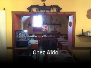 Chez Aldo réservation