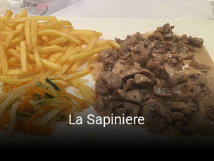Réserver une table chez La Sapiniere maintenant