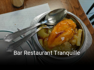 Bar Restaurant Tranquille réservation