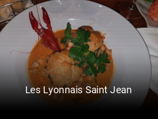 Les Lyonnais Saint Jean réservation