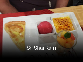 Sri Shai Ram réservation de table