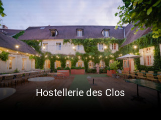 Hostellerie des Clos réservation en ligne