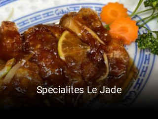 Specialites Le Jade réservation en ligne