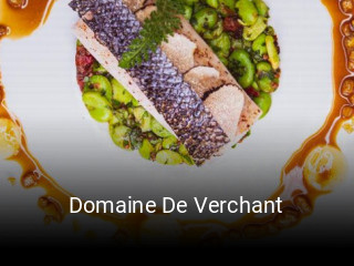 Domaine De Verchant réservation de table