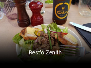 Réserver une table chez Rest'o Zenith maintenant