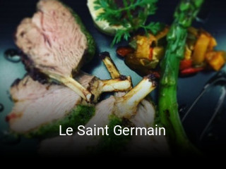 Le Saint Germain réservation de table