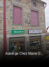 Auberge Chez Marie Odele réservation de table