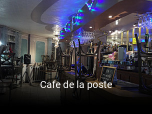 Cafe de la poste réservation