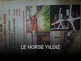 Réserver une table chez LE HORSE YILDIZ maintenant