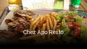 Chez Apo Resto réservation