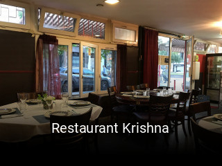 Restaurant Krishna réservation de table