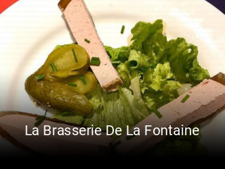 La Brasserie De La Fontaine réservation en ligne
